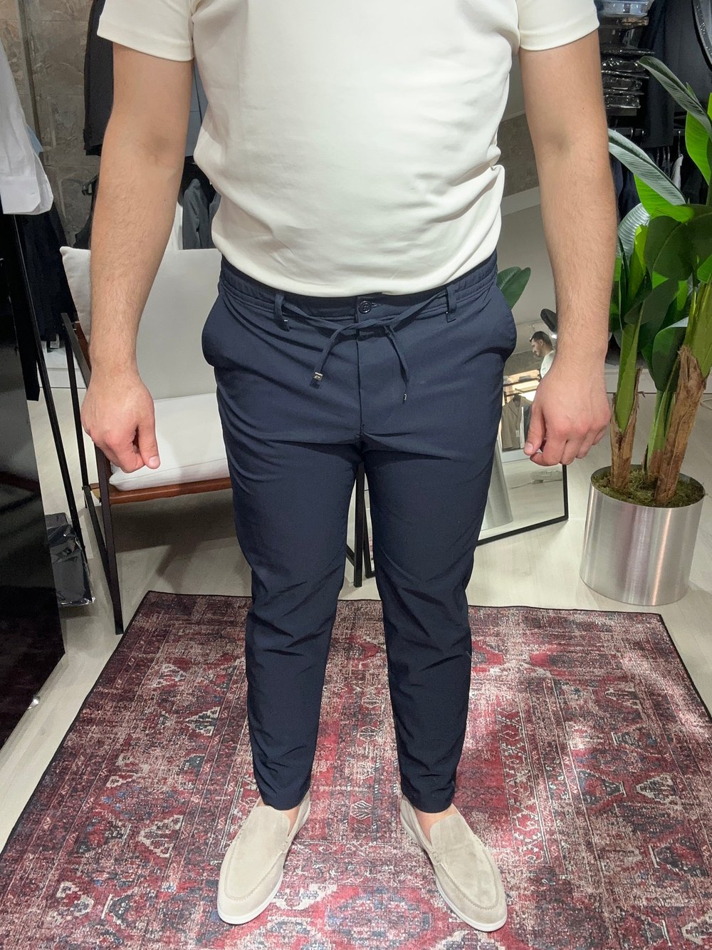 SLİM FİT PARŞÜT JOGGER PANTOLON | LACİVERT