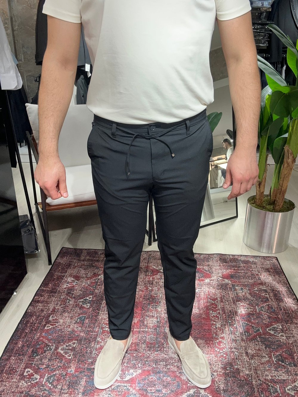 SLİM FİT PARŞÜT JOGGER PANTOLON | SİYAH