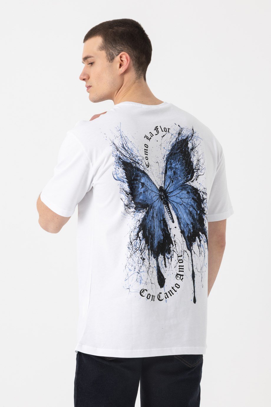 Butterfly Baskılı T-Shirt