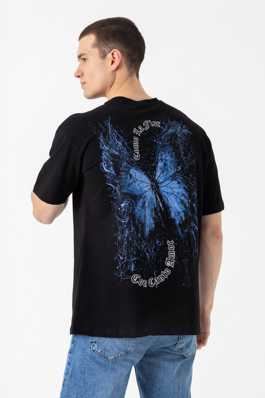 Butterfly Baskılı T-Shirt