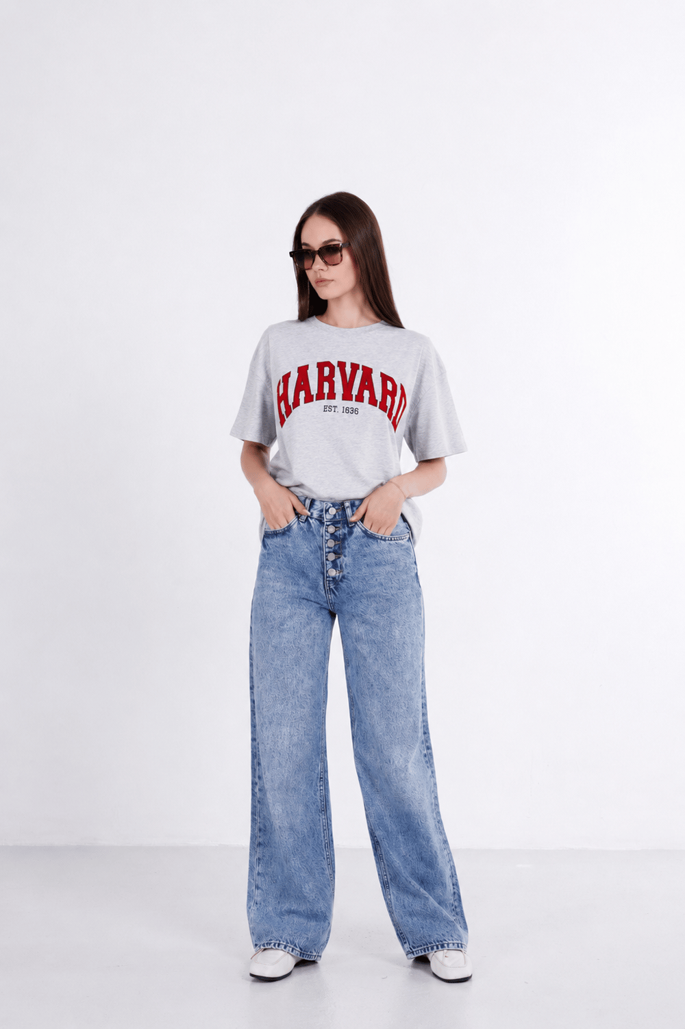 Kolej Baskılı T-Shirt