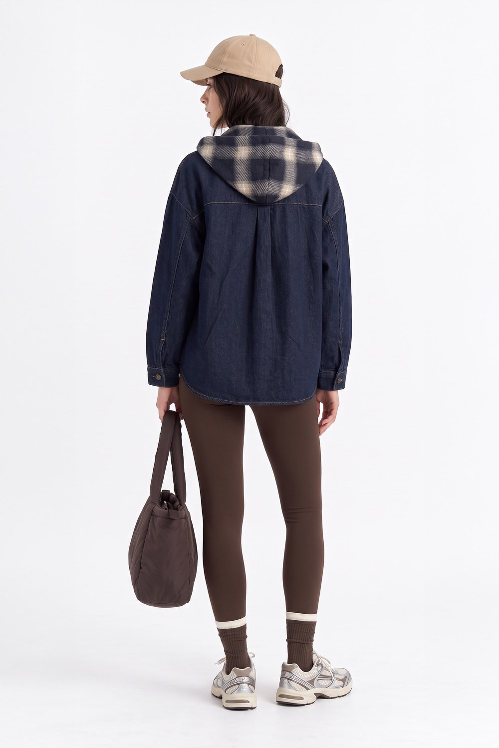Kapüşonlu Denim Overshirt