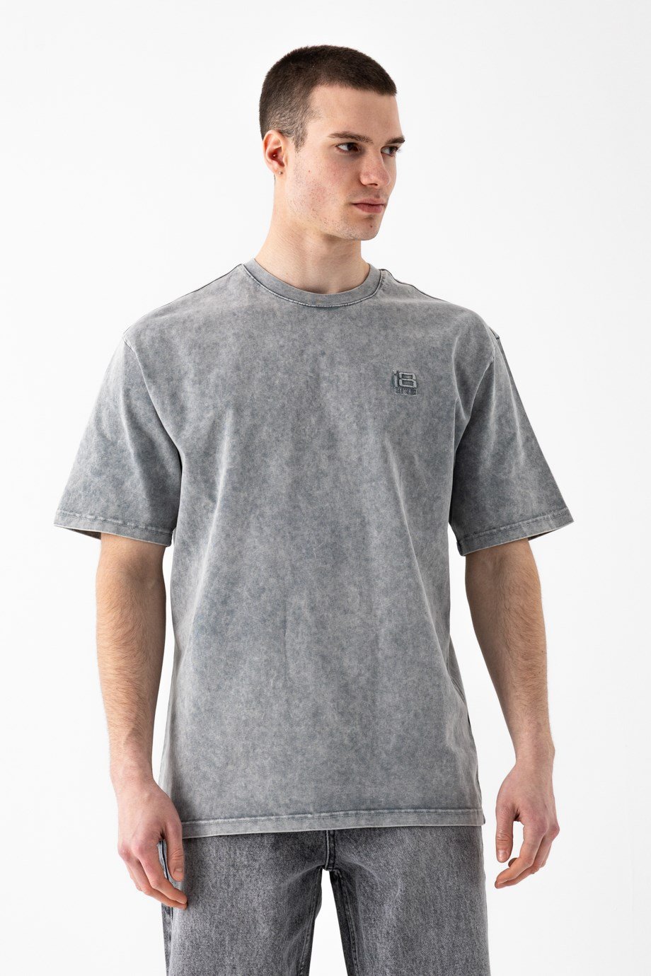Yıkamalı Basic T-Shirt