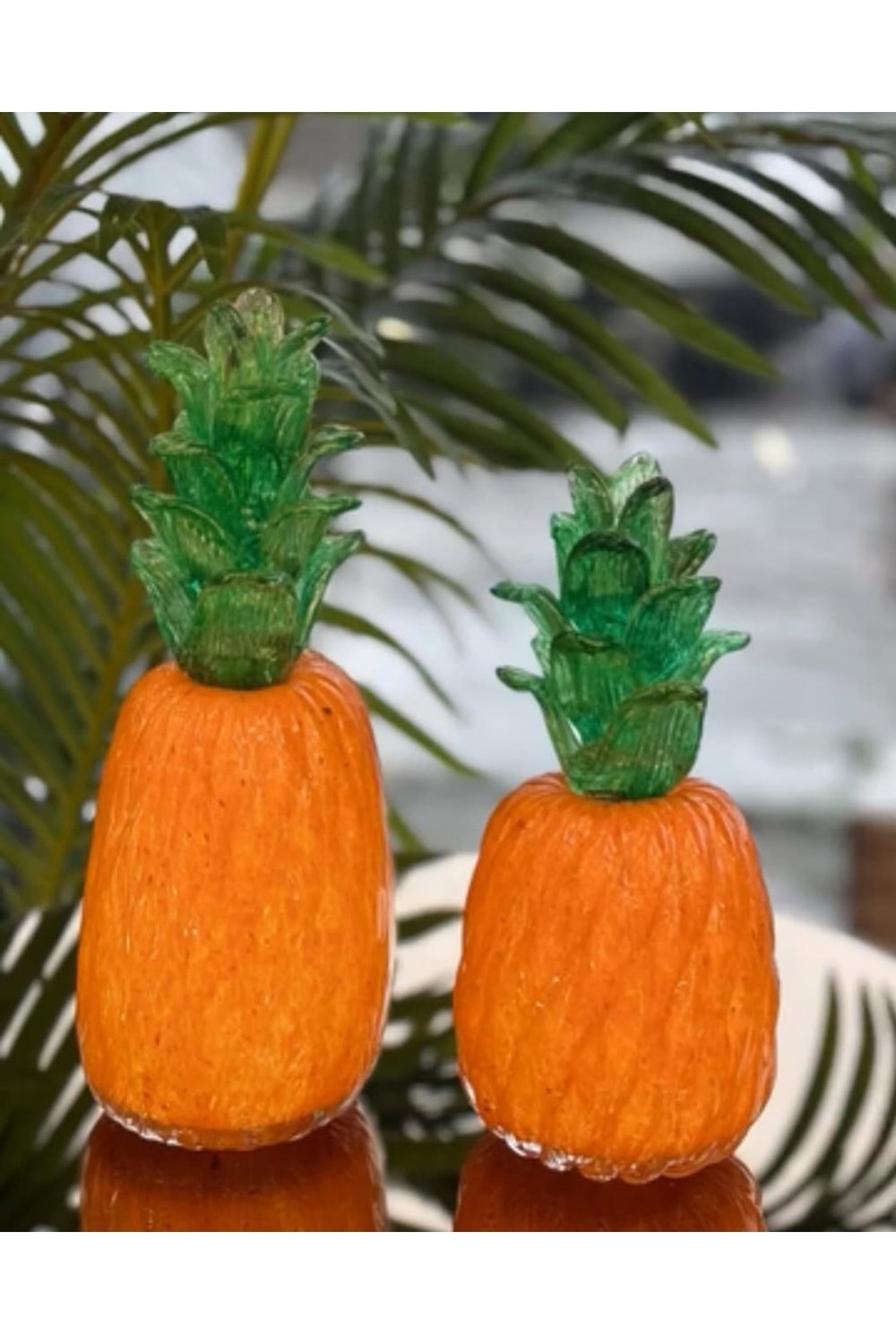 2'li Cam Ananas Obje