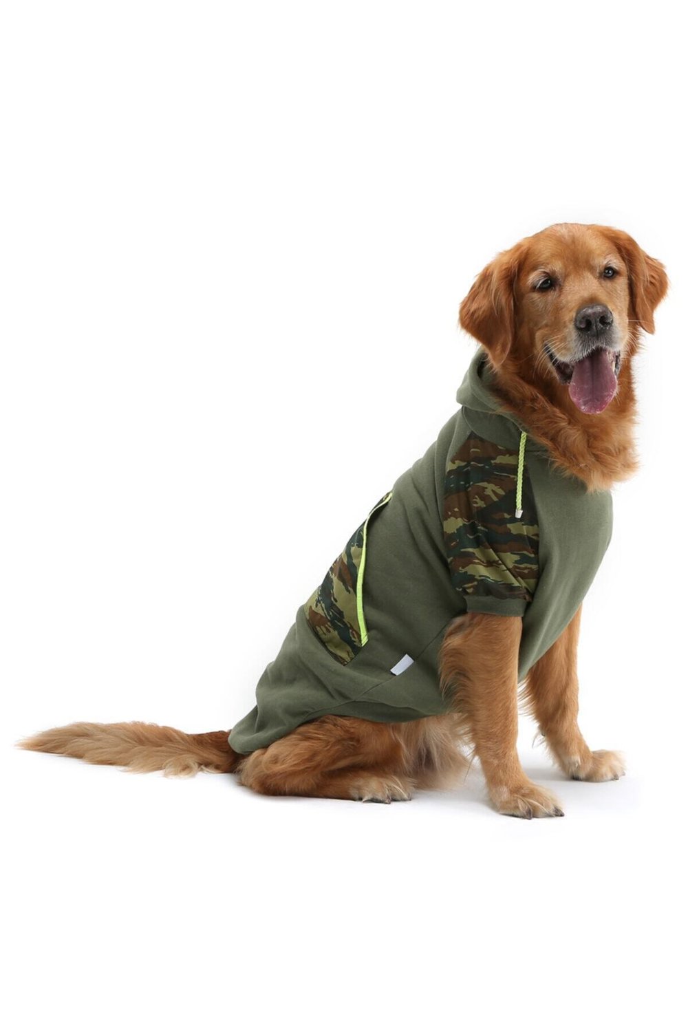 Büyük Irk Askeri Köpek Sweati -köpek Kiyafeti