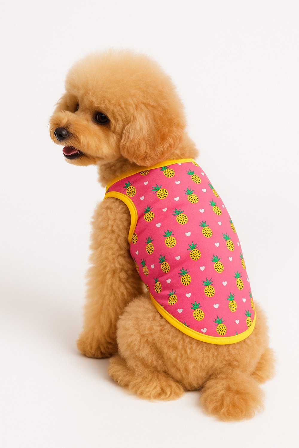 Küçük Irk Ananas Kedi Köpek Atleti (1-10kg)