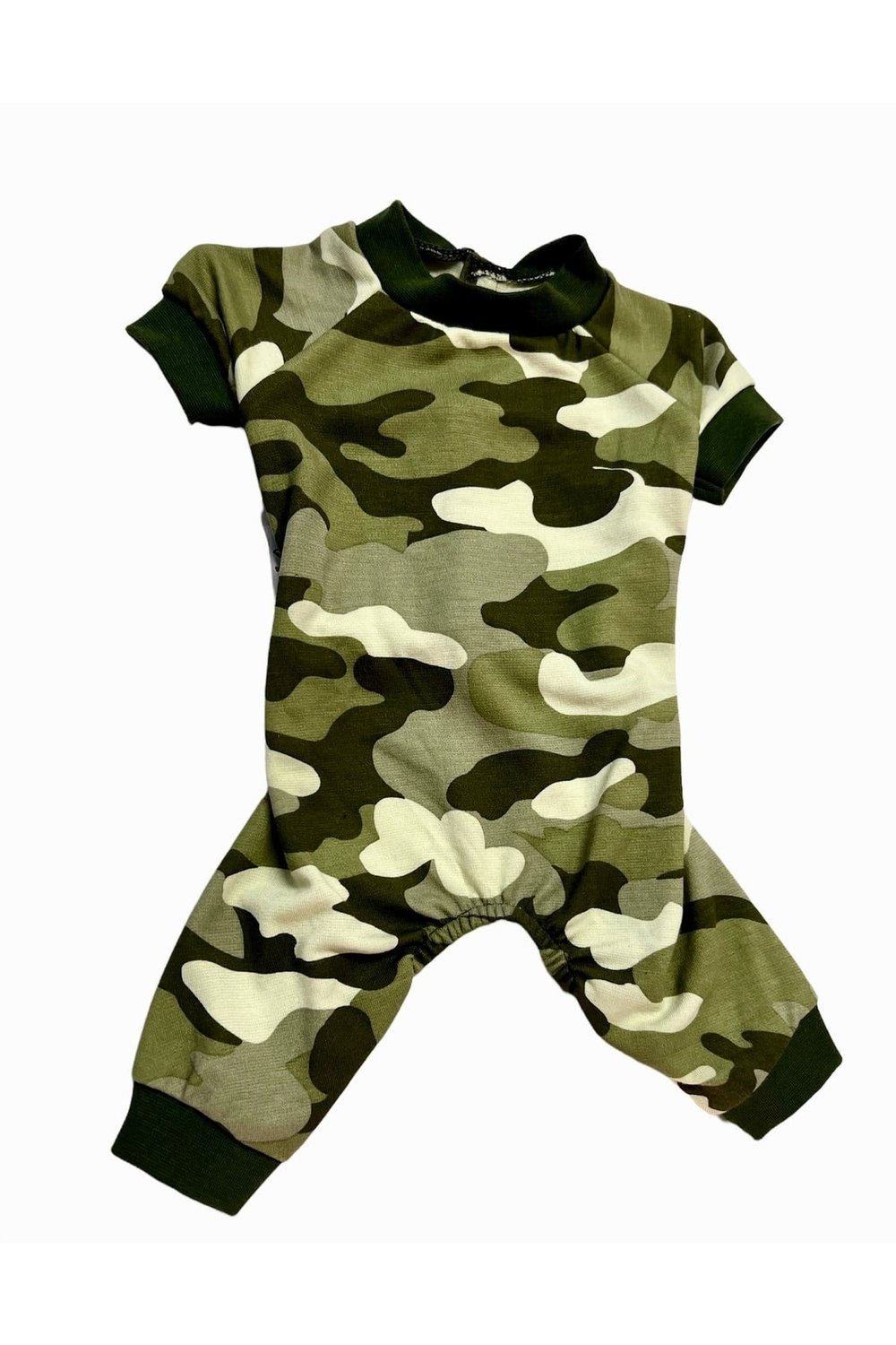 Küçük Irk Askeri Kedi & Köpek Pijama Tulum (1 Kg-10 Kg)