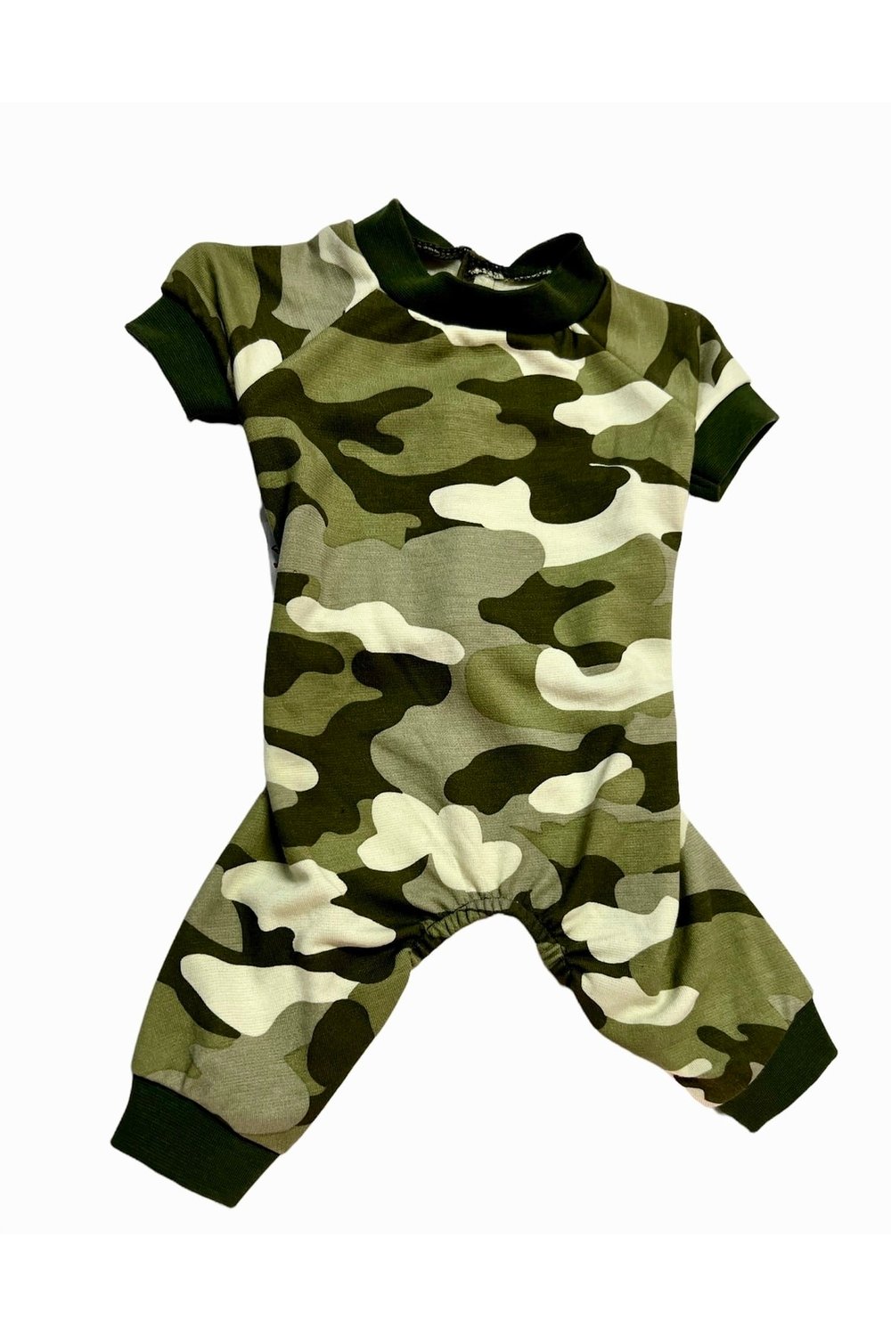 Küçük Irk Askeri Kedi & Köpek Pijama Tulum (1 Kg-10 Kg)