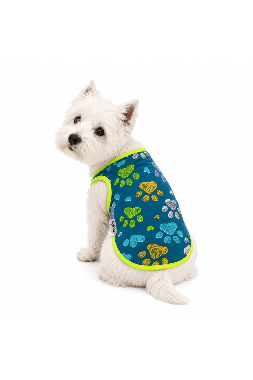 Küçük Irk Blue Neon Pati Atlet Köpek Kıyafeti Köpek Atleti Kedi Kıyafeti (1-10KG)