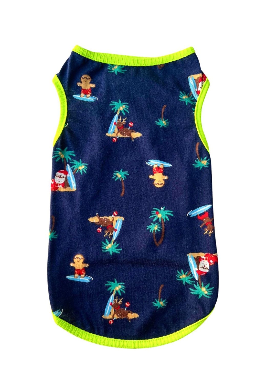 Küçük Irk Crazy Santa & Deer Kedi Kıyafeti Köpek Atleti Kıyafeti (0,5-10KG)