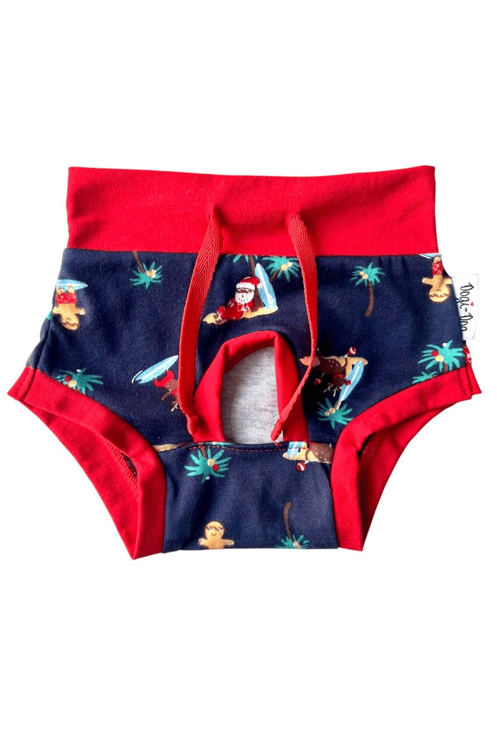 Küçük Irk Crazy Santa Regl Çamaşırı Köpek Kıyafeti (0,5-10KG)