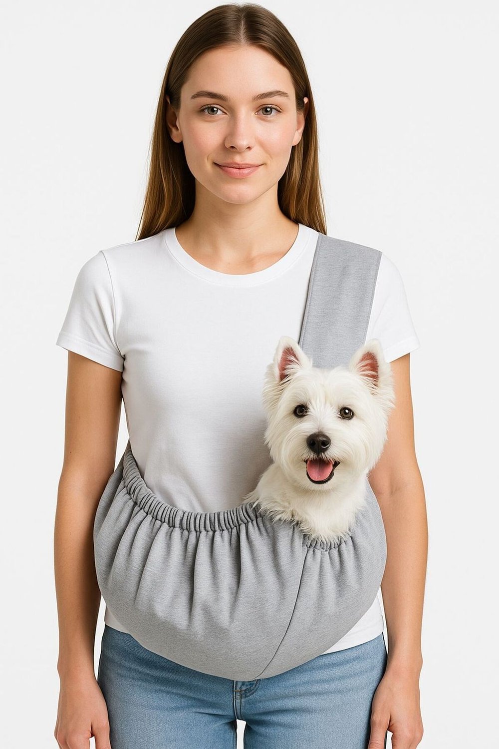Küçük Irk Gri Kedi -köpek Taşıma Çantası (1 KG-5KG ARASI)