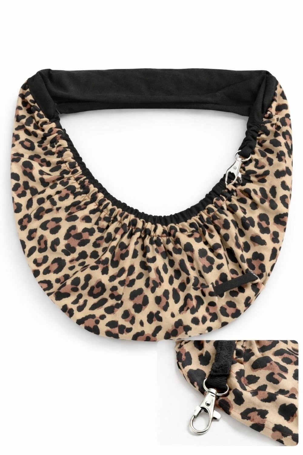 Küçük Irk Leopar Desen Kedi Köpek Taşıma Çantası ( 1-5 KG)