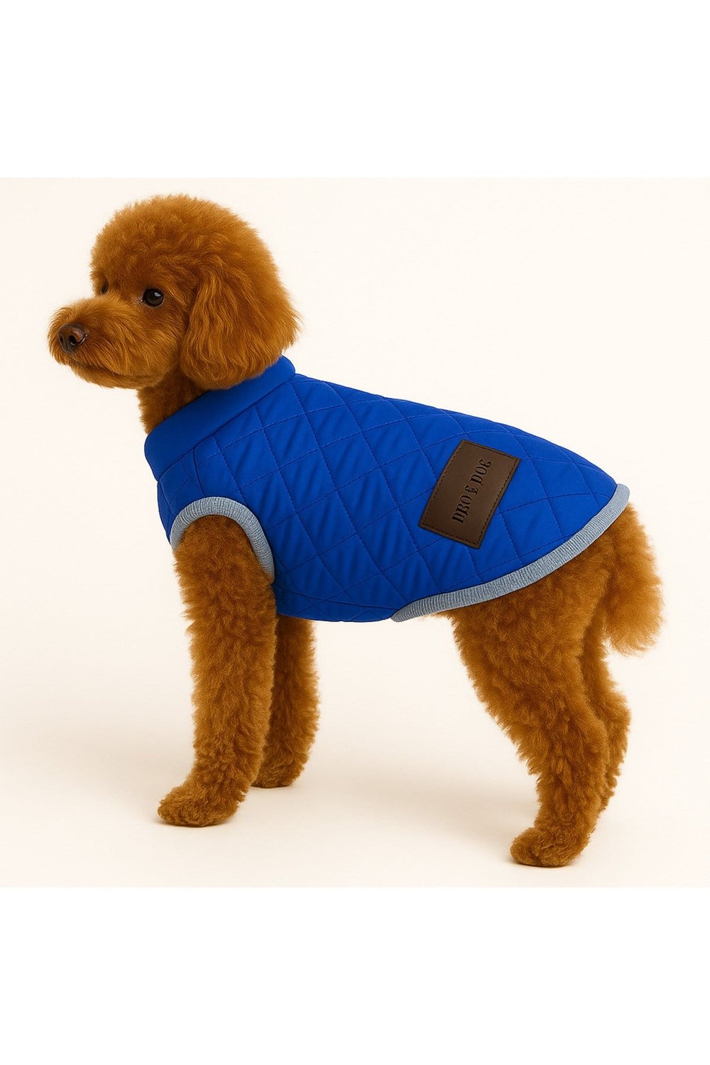 Küçük Irk Mavi Anorak Puf Kedi Köpek Kıyafeti Yelek (01-11 KG)