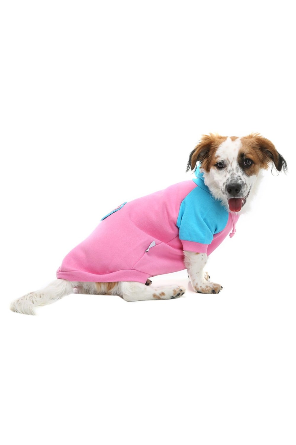 Küçük Irk Pembe Pati Kedi Köpek Sweati -kedi Köpek Kiyafeti