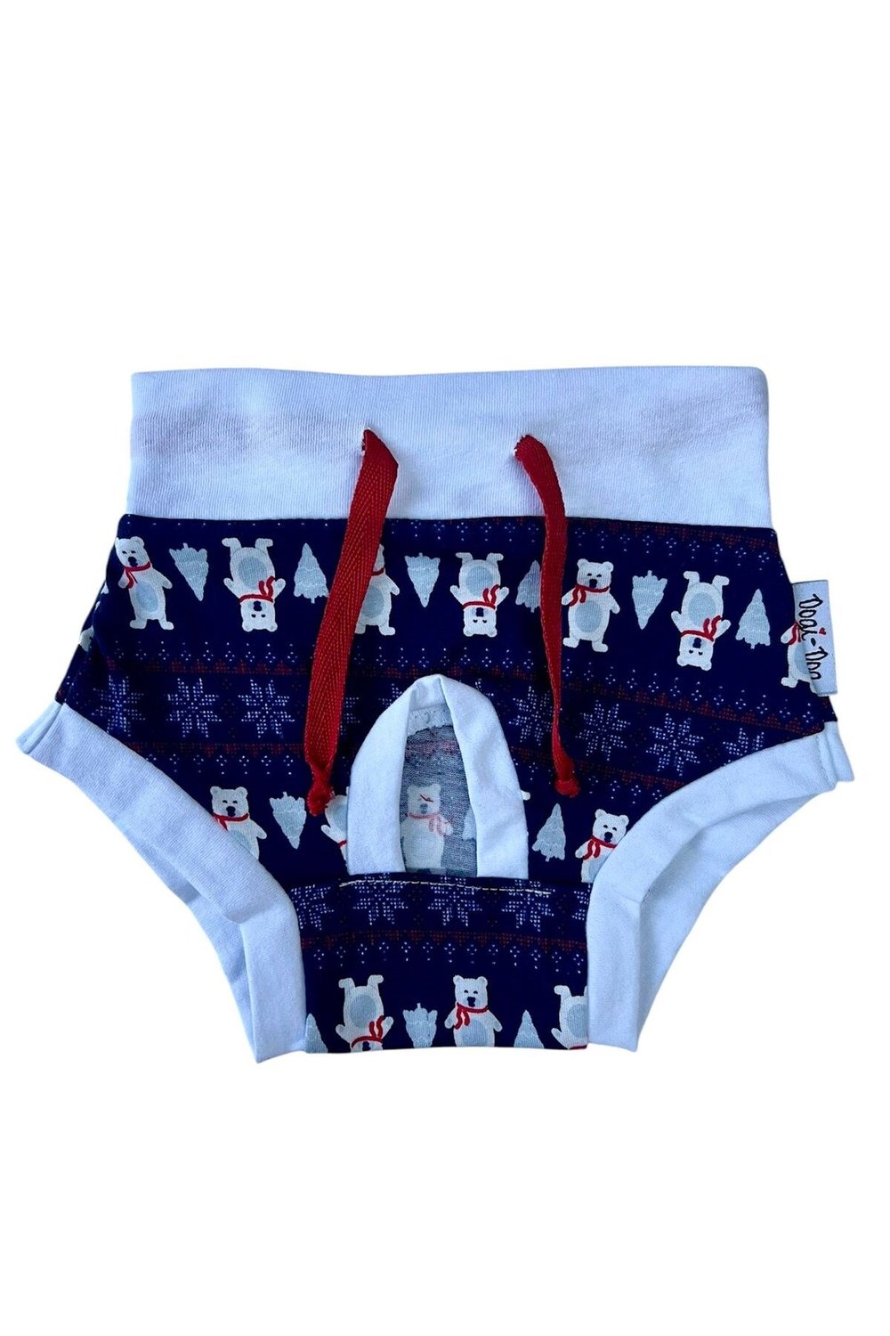 Küçük Irk White Bear Köpek Regl İç Çamaşırı (0,5-15KG)