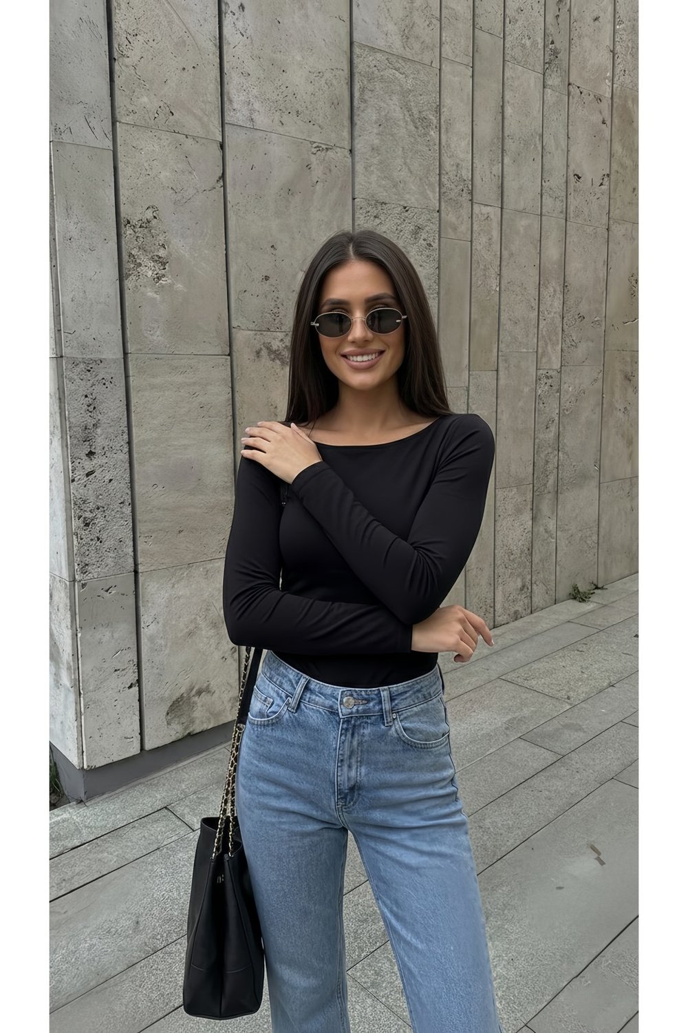 Kadın Kayık Yaka Bodysuit