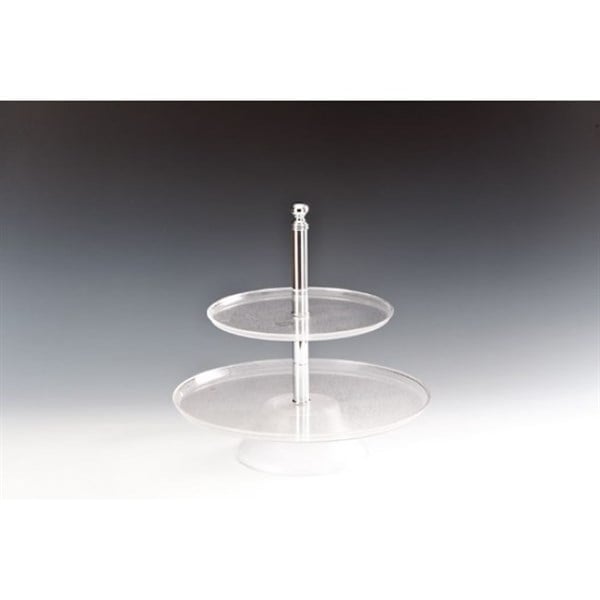 2 KATLI POLYCARBONAT PASTA MEYVA STANDI