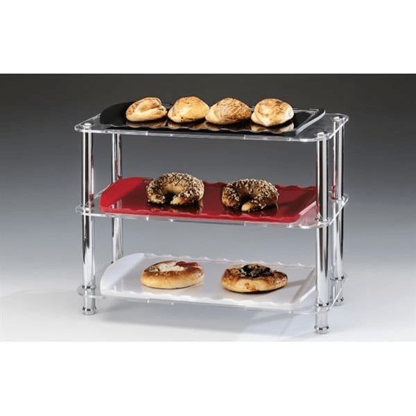 3 KATLI AKRİLİK,  MELAMİN TEŞHİR STAND  (K-2055)