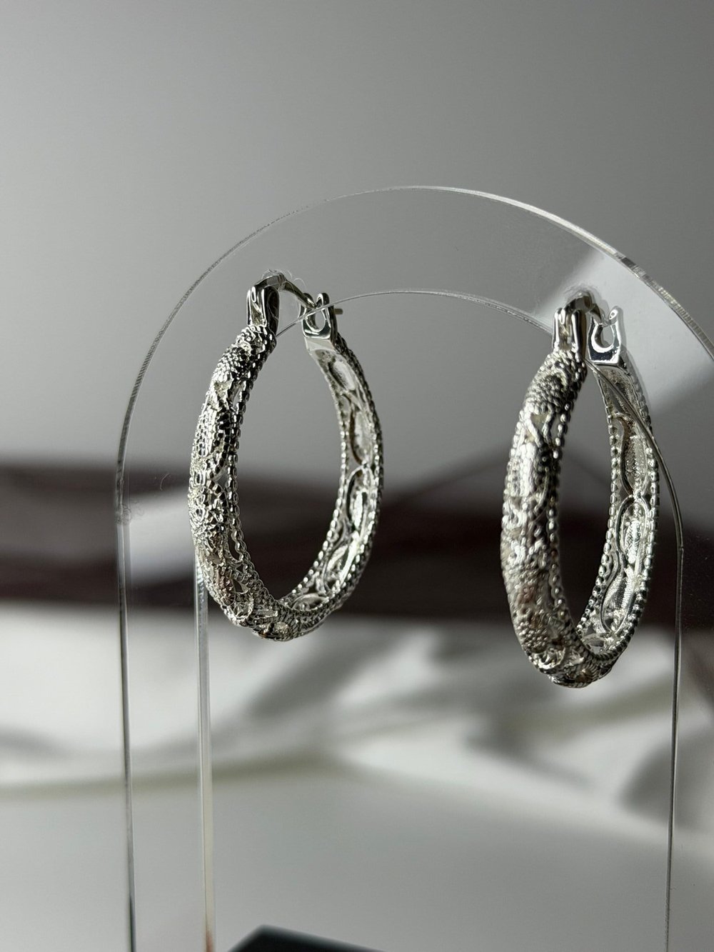 Silver Halka Etnik Küpe