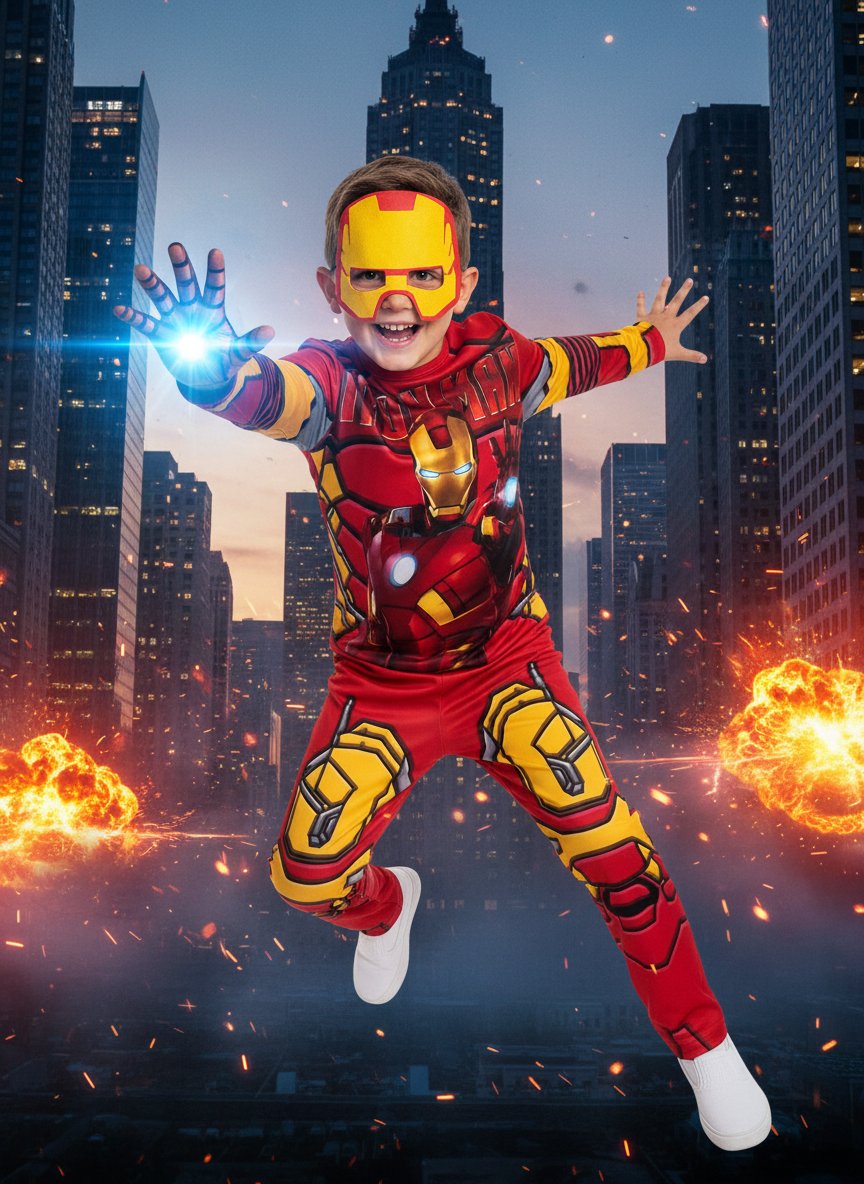 Demir Adam Ironman Çocuk Kostüm