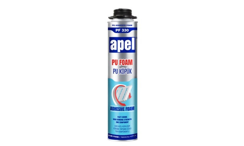 Apel PF330 Poliüretan Mantolama Yapıştırıcı Köpük 850 gr / Pipetli-Tabancalı