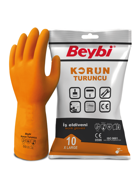 Beybi Korun Turuncu İş Eldiven No:10