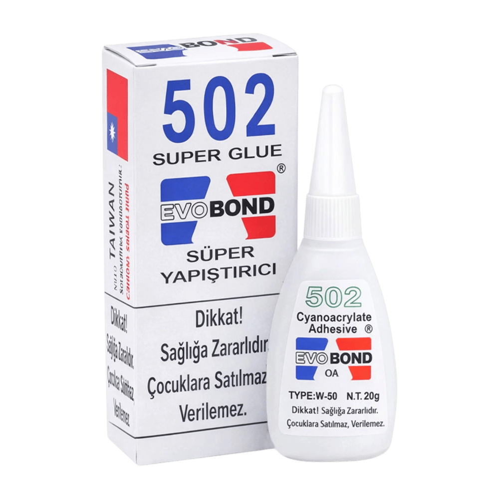 EvoBond 502 Süper Japon Yapıştırıcı 20 gr
