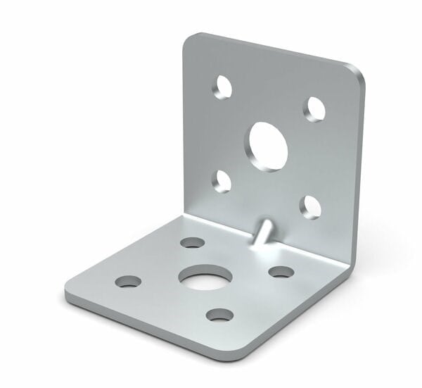 Metal L Gönye Köşe Bağlantı Elemanı 40*40*40 2 mm