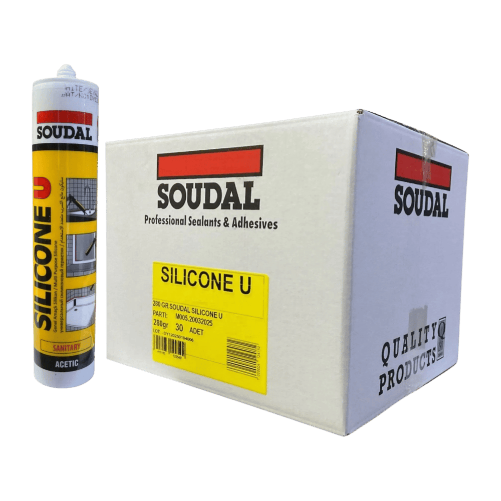 Soudal Üniversal Silikon Kahve 280 gr - 30lu Koli