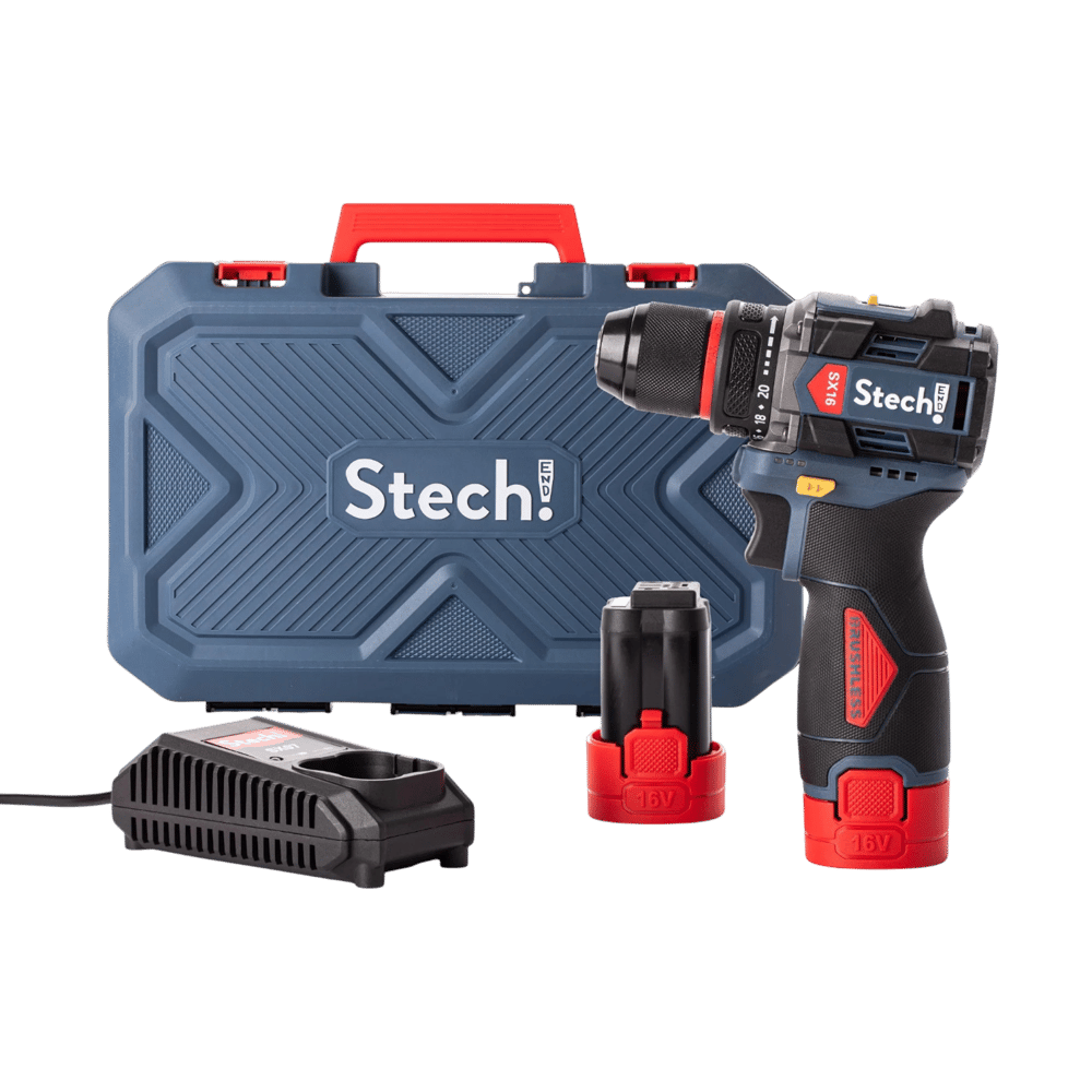 Stechend SX16 Akülü Vidalama 16V 2.0 Ah | Armut Tipi Çift Akülü Matkap
