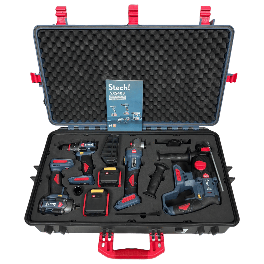 Stechend SXS403 Akülü 4lü Set 20 V