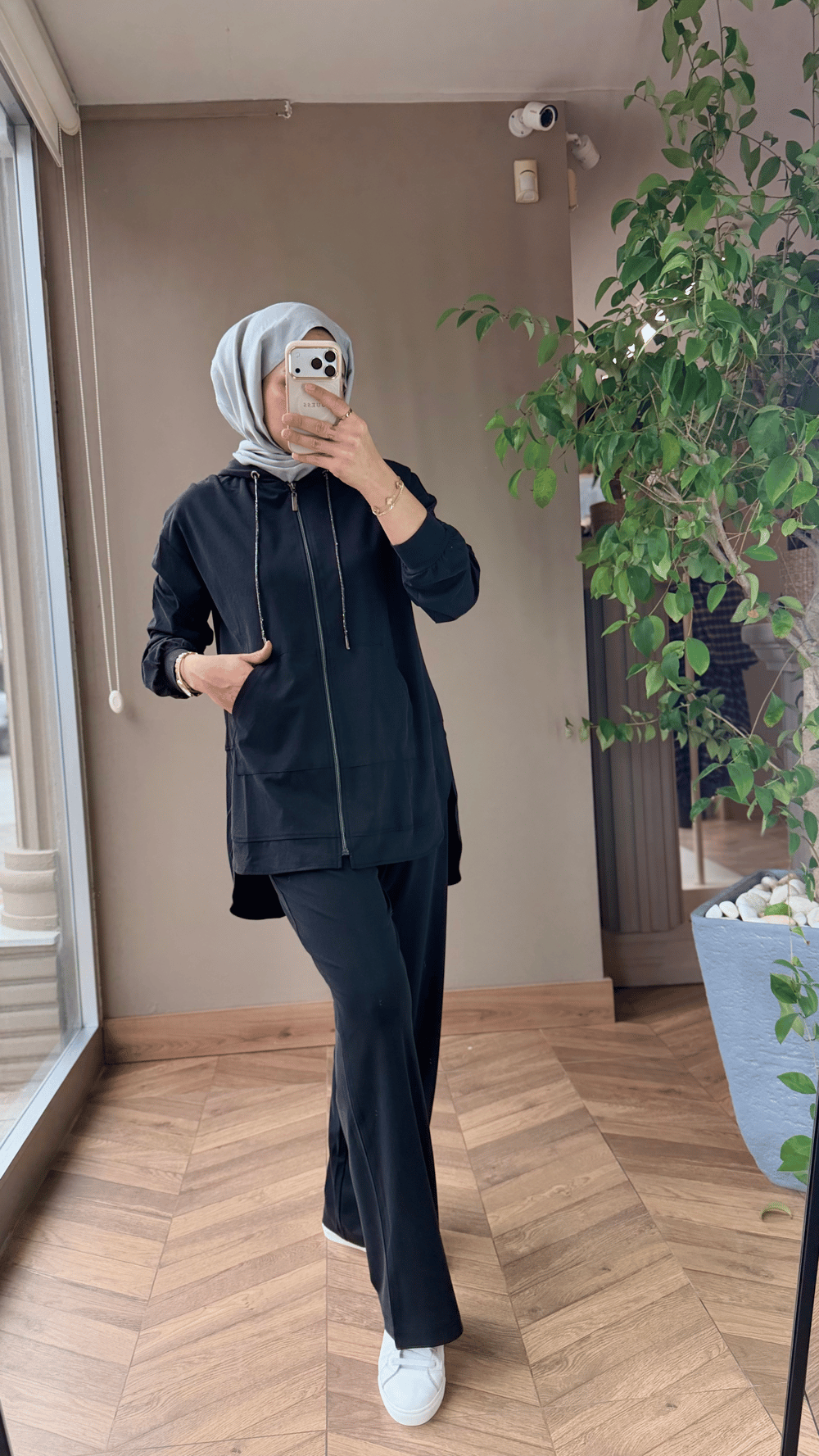 Liora Modal Spor Takım | Siyah