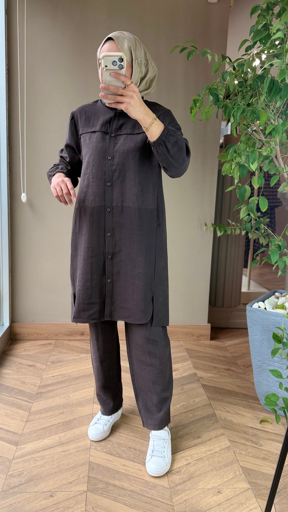Nalin Tensel Takım | Kahverengi