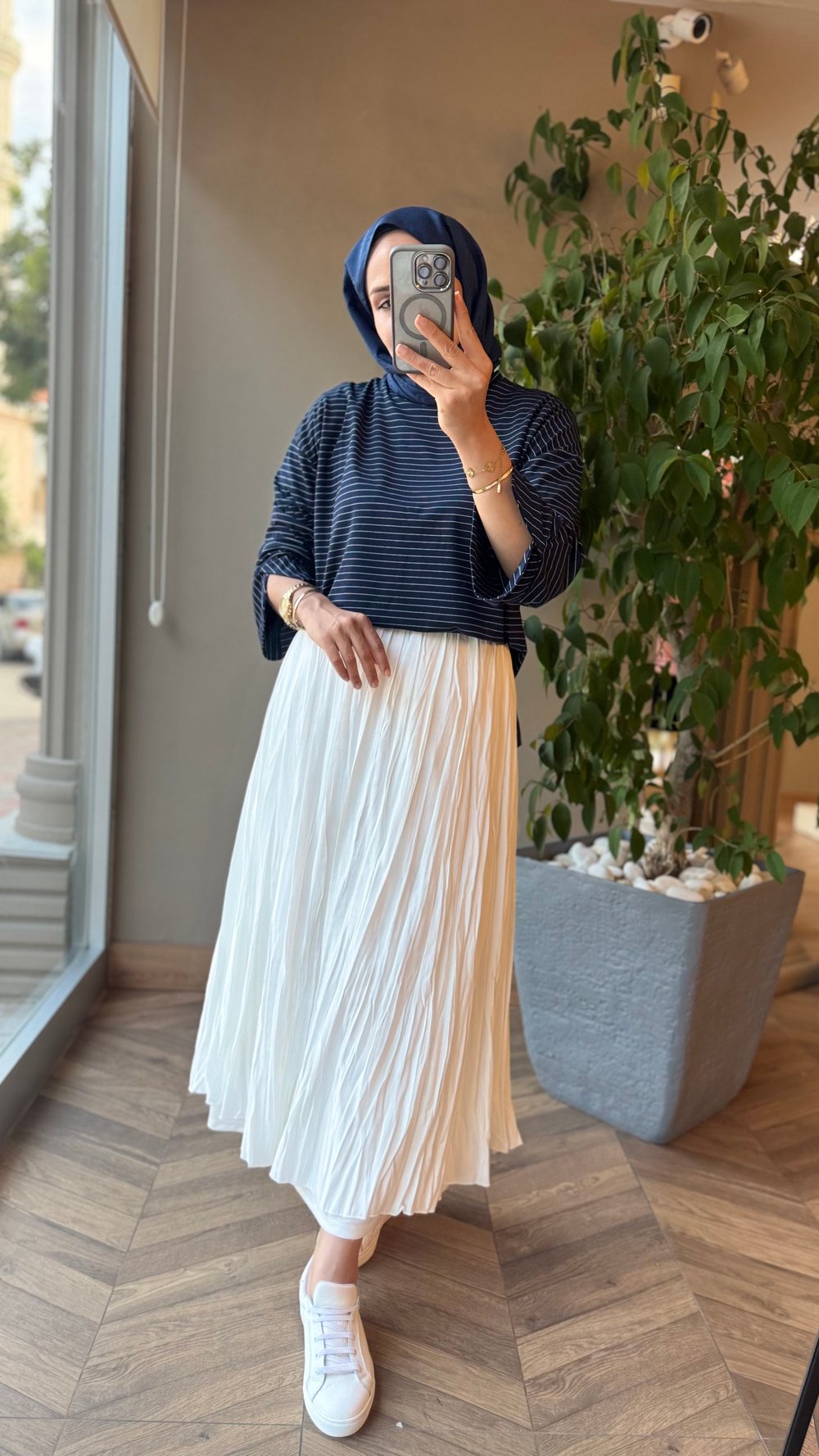 NOREL Çizgili Oysho Sweat | Lacivert