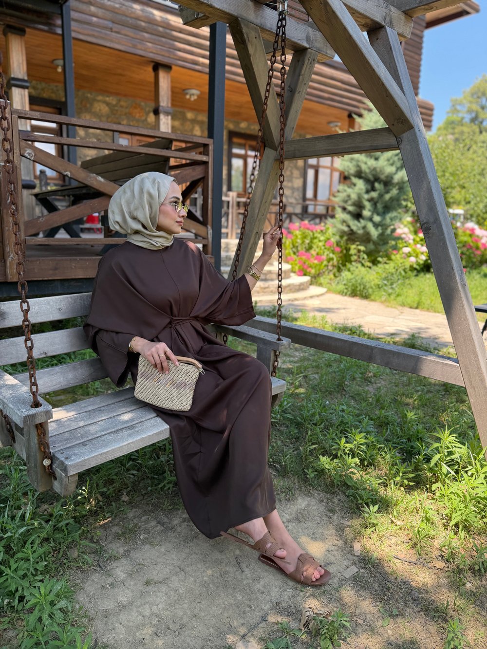 Sahra Elbise | Kahverengi