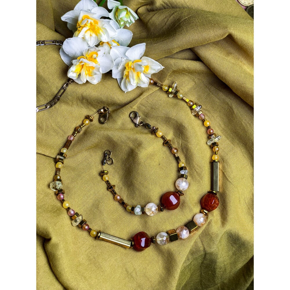 Asel Kolye Bileklik Set