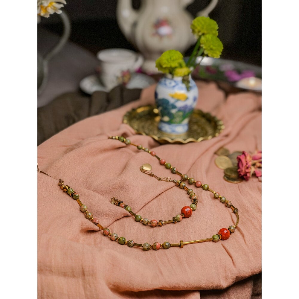 Feyruz Kolye Bileklik Set