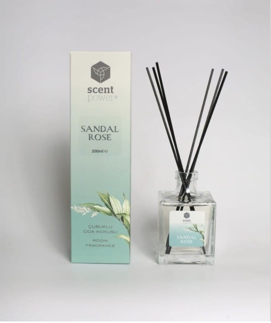 Scentpower Çubuklu Oda Kokusu Sandal Ağacı Gül