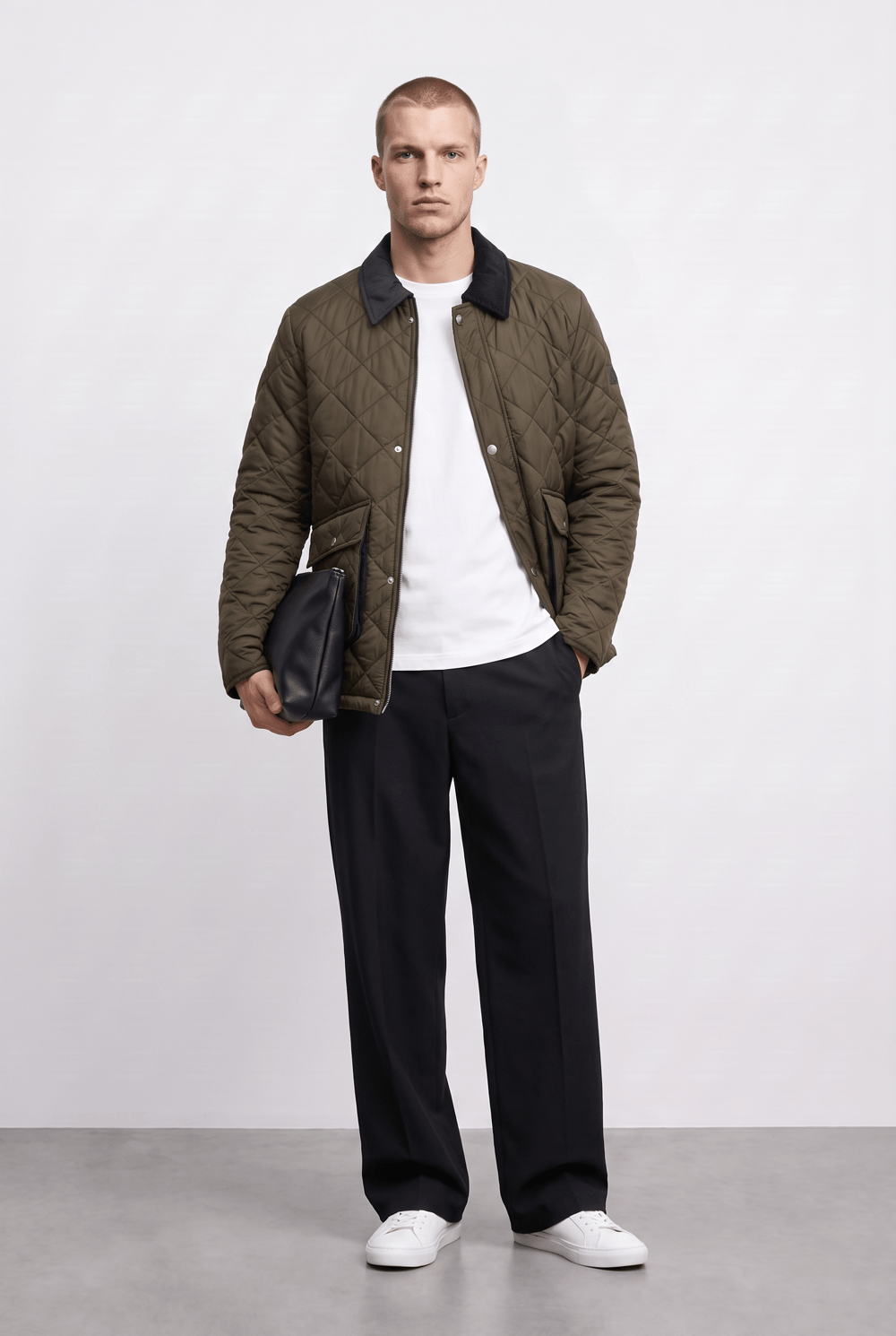 Baklava Kapitone Barbour Model Haki Ceket