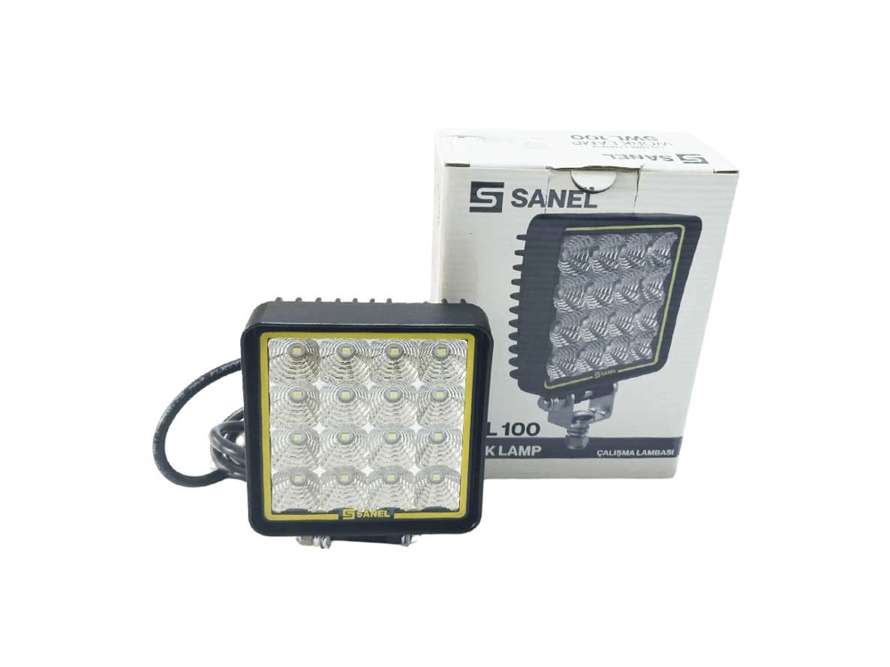 Sanel12V/24V 16 Ledli Çalışma Lambası 1500 lumen 9w SWL100