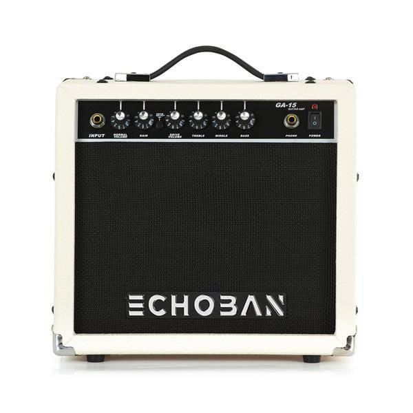 Echoban GA15 15 Watt Beyaz Gitar Amfisi