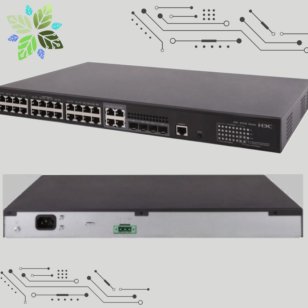 H3C 5130S-28P-HPWR-EI-AC-GL  24G PoE+ 370W, 4SFP Ports