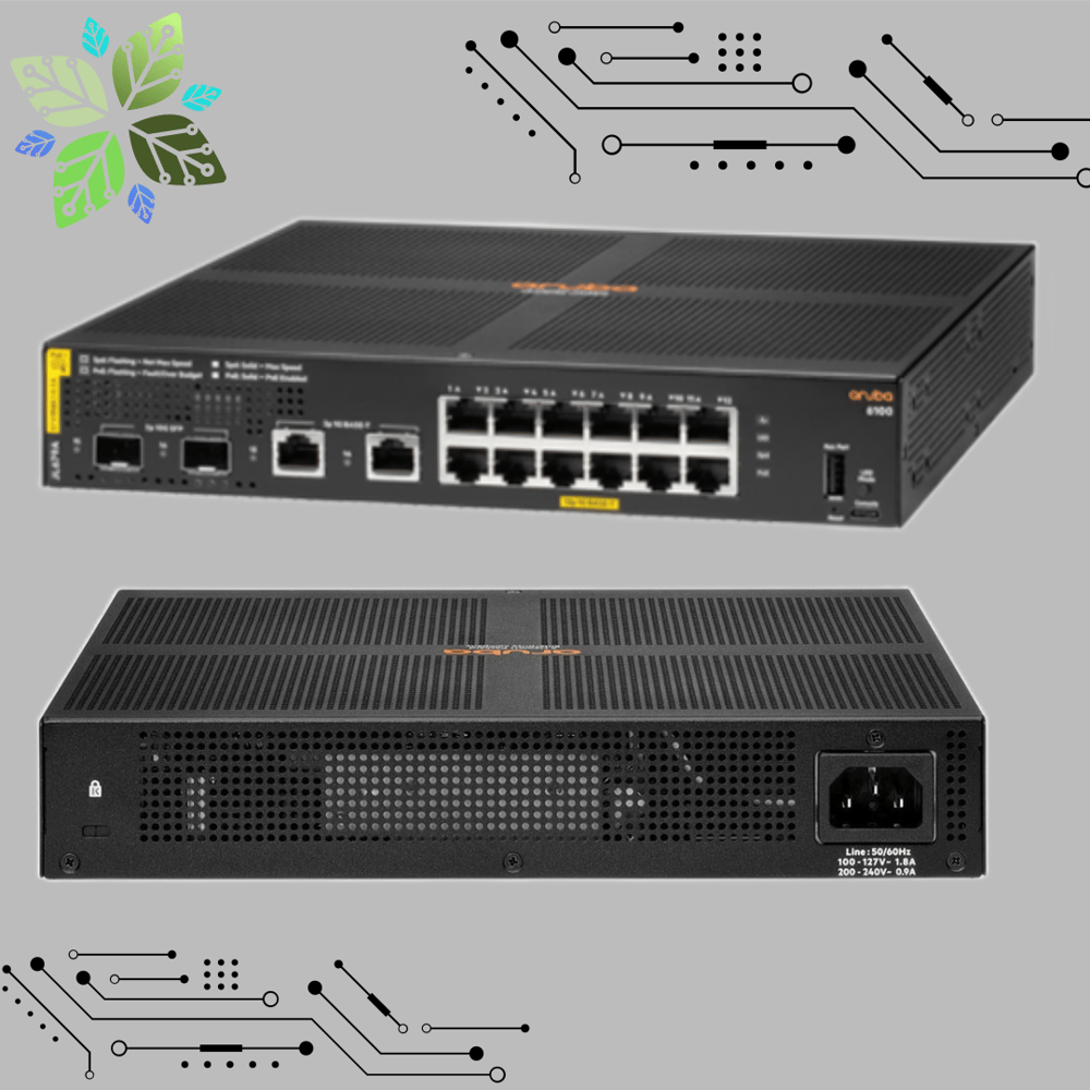 JL679A Aruba 6100 12G CL4 2SFP+ 139W Switch