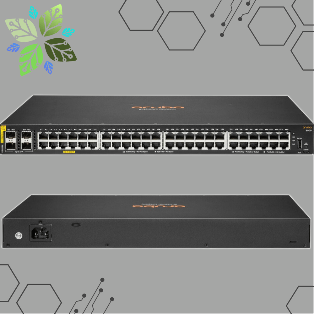 R8N85A Aruba 6000 48G POE 4SFP 370W Switch
