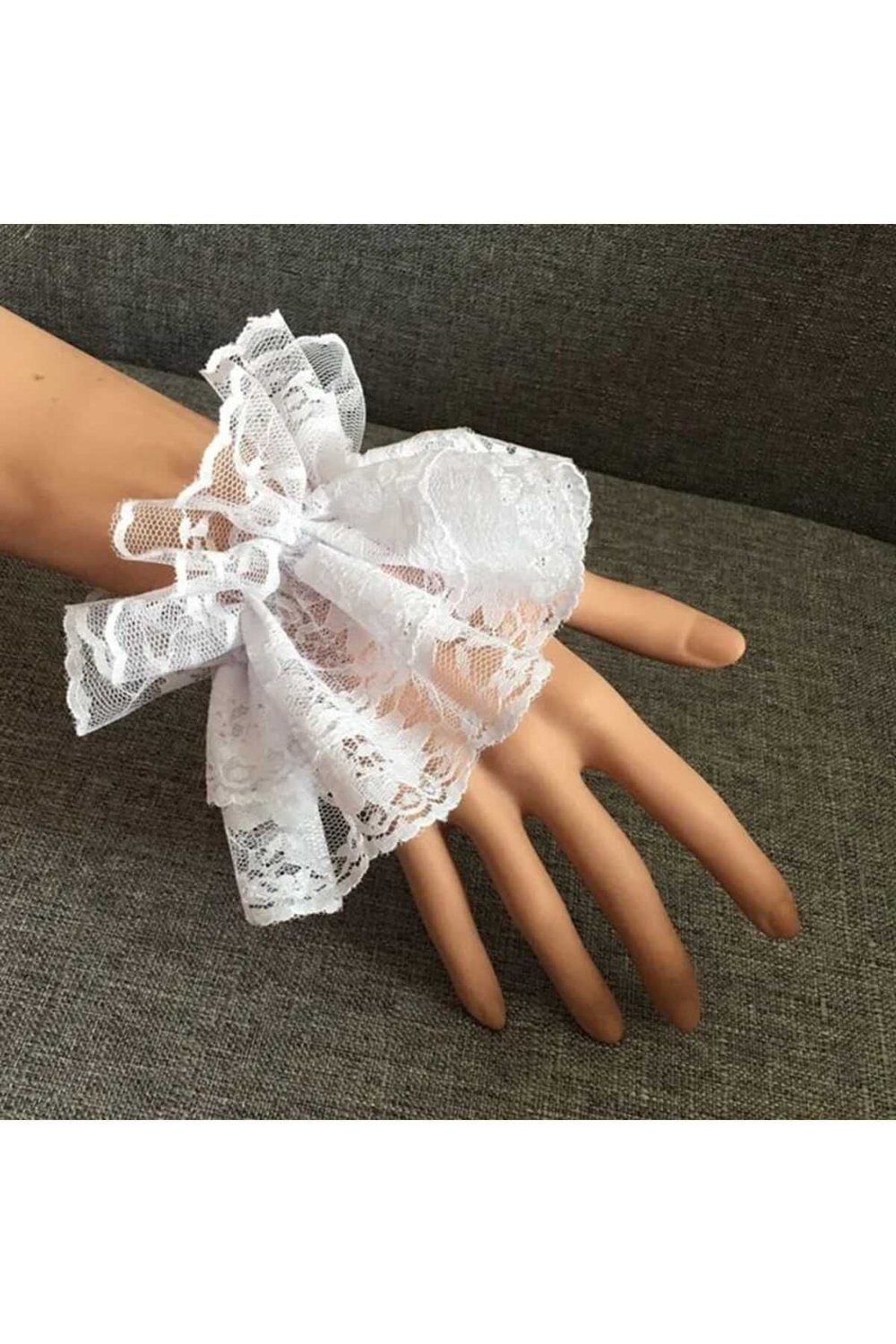 Dantel detaylı eldiven