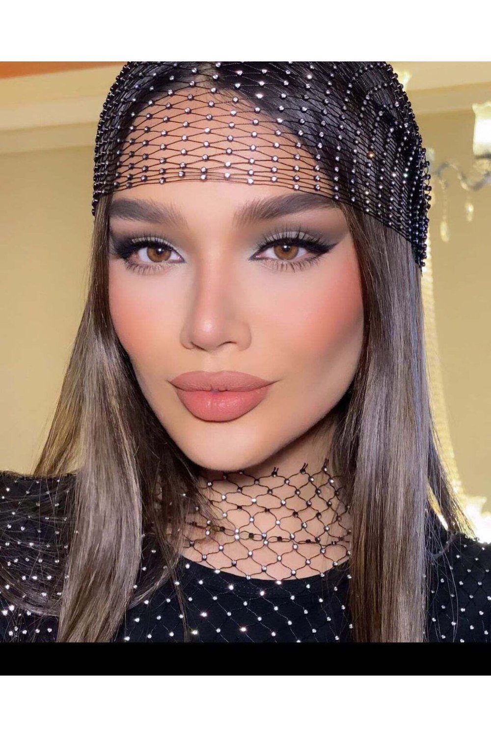 Kristal taşlı saç bandası