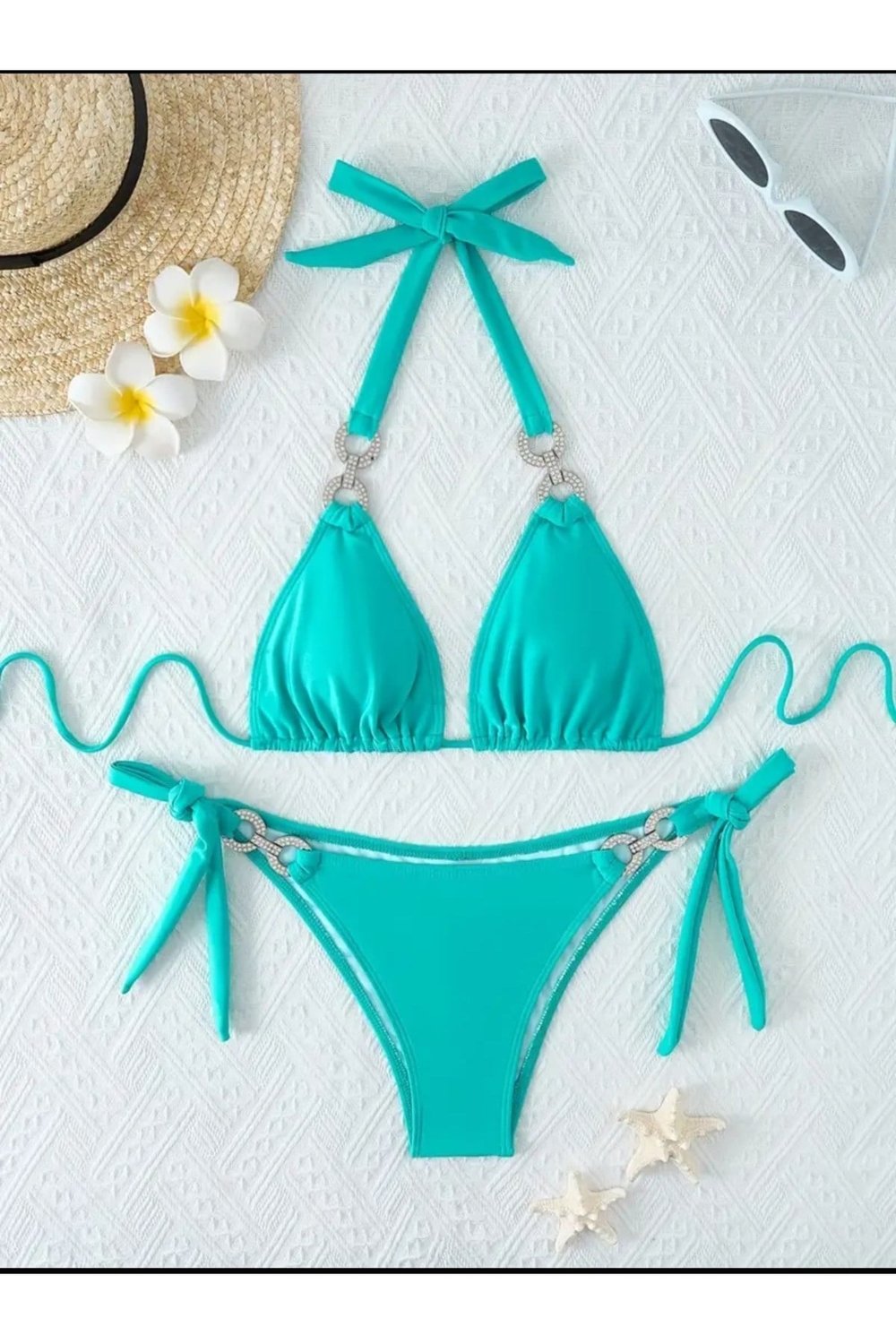 Monero taşlı bikini takım