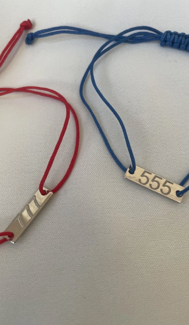 777 Kımızı İpli Bileklik