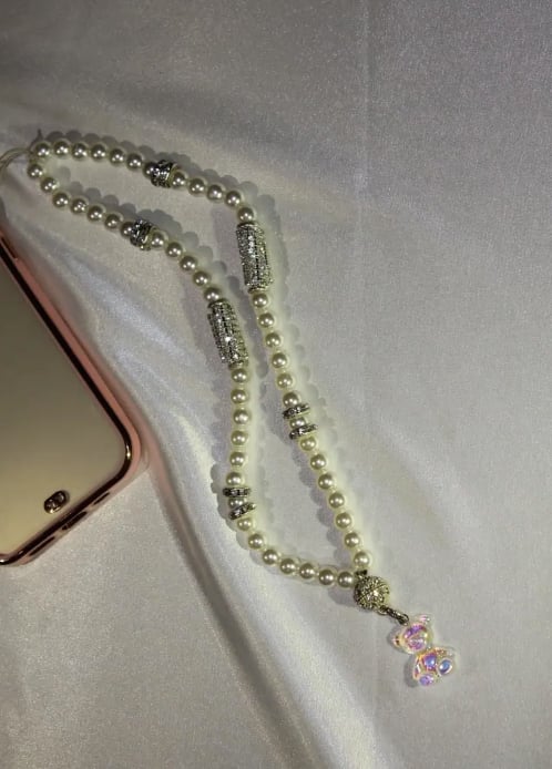 İnci Detaylı Mıknatıslı Haribo Telefon Askılığı